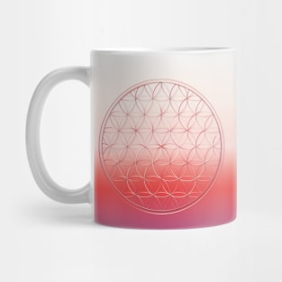 pink flower of life Mug